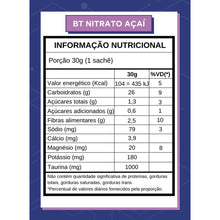 Caixa 10 sachês BT Nitrato Pré e Intra Treino DOBRO - Açaí