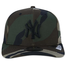 Boné 9FIFTY Stretch Snap Snapback MLB New York Yankees Aba Curva - Camuflado Verde