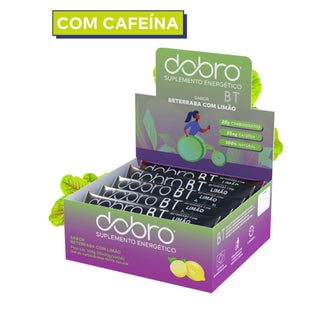 Caixa 10 sachês BT Gel 30g DOBRO - Beterraba com Limão e Cafeína