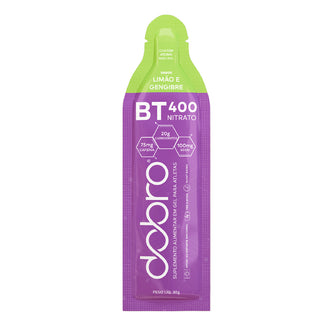 Sachê BT Nitrato Gel 30g DOBRO - Limão e Gengibre com cafeína