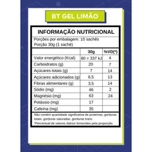 Caixa 10 sachês BT Gel 30g DOBRO - Beterraba com Limão e Cafeína