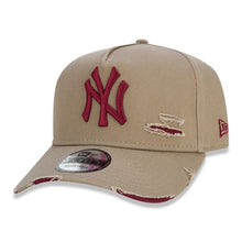 Boné 9FORTY A-Frame Destroyed MLB New York Yankees - Khaki