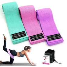 Kit com 3 Faixa Elástica para Exercícios - Resistance Bands