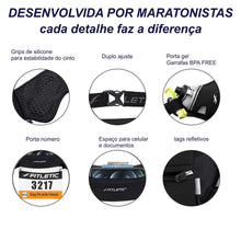 Especificações do Cinto de Hidratação Hydra 16.