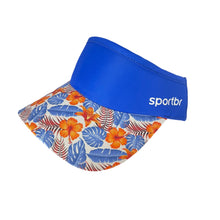 Viseira Sportbr - Floral Azul