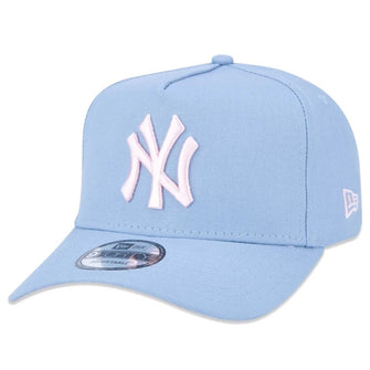 Boné 9FORTY A-Frame Snapback MLB New York Yankees Aba Curva - Azul