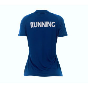 Camiseta Baby Look Run Life is Marinho