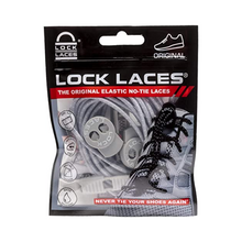 Cadarço Elastico Lock Laces - Cinza