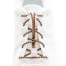 Cadarço Elástico Lock Laces - Rainbow