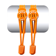 Cadarço Elastico Lock Laces - Laranja