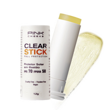 Protetor Facial Transparente Clear Stick Full Protection 12g - Pink Cheeks